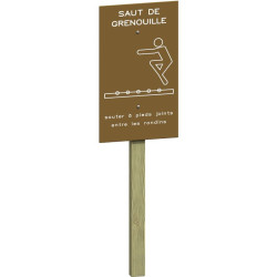 Sauts de grenouille pour parcours de santé - Loisirs Aménagements