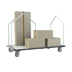 Chariot porte matelas, tapis de sport &amp; préparation colis