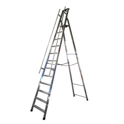 Escabeau repliable avec ou sans rampe de sécurité 150 kg - Fimm