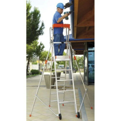Plateforme de travail repliable en aluminium 150 kg - Fimm
