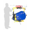 Retourneur de fût à géométrie variable dit ROTOFUTS 350 kg - Fimm