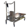 Table élévatrice électrique en inox à vis sans fin 100 kg