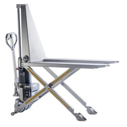 Transpalette haute levée électrique Fimm en inox ou semi inox 304