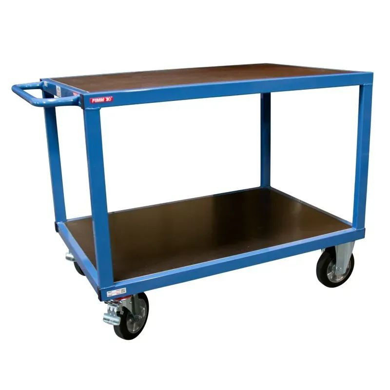 Servante Fimm avec 1 ou 2 plateaux bois Glissnot 1000 kg pour atelier