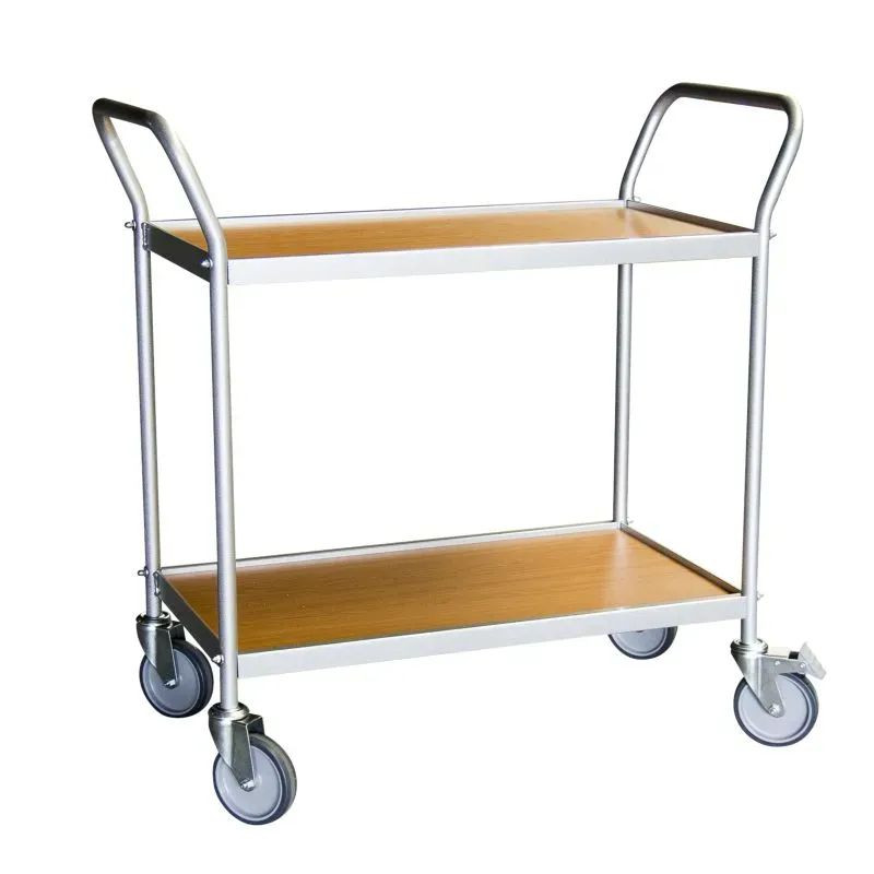 Servante de bureau Fimm à 2 ou 3 plateaux avec rebords 200 kg - Fimm