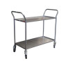 Servante de bureau Fimm à 2 ou 3 plateaux avec rebords 200 kg - Fimm