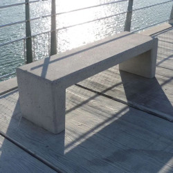 Banquette en béton - Bordeaux