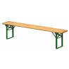 Banc brasserie pliant 220x25 cm Féria - Lot de 2
