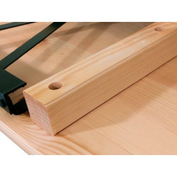 Table brasserie pliante 220x70 cm ou 220x80 cm Féria - Lot de 2