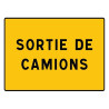 Panneau sortie de camion KC1SC temporaire