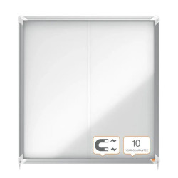 Vitrine murale d'intérieur avec porte coulissante - Nobo premium
