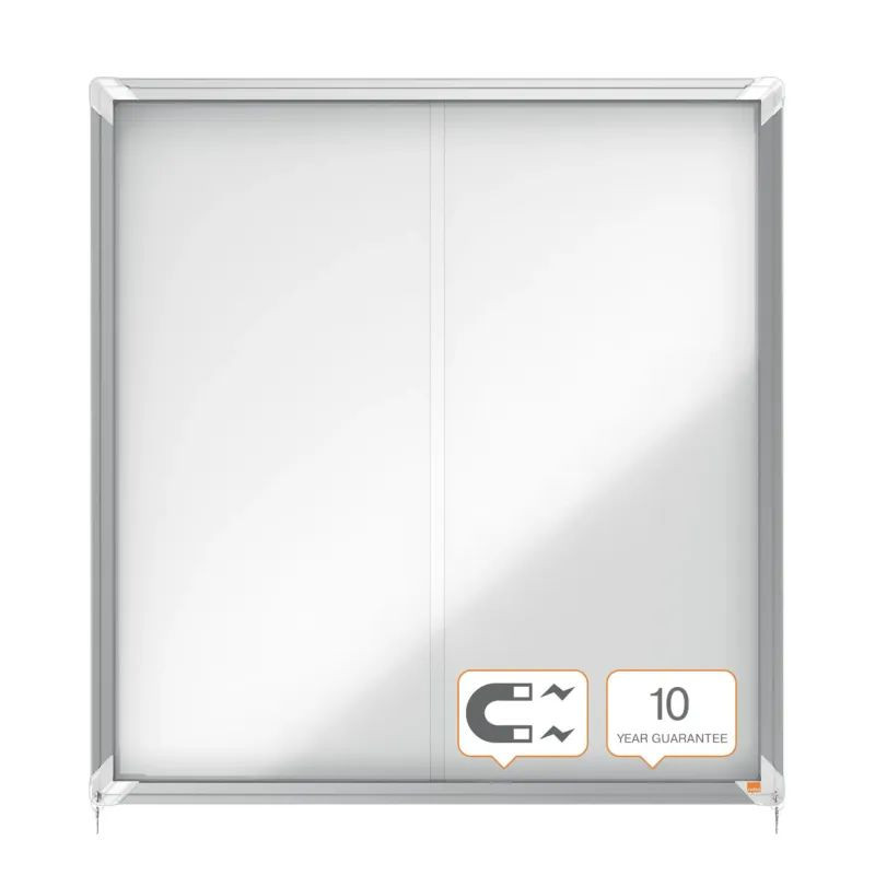 Vitrine murale d'intérieur avec porte coulissante - Nobo premium