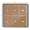 Vitrine murale d'extérieur avec porte battante - Nobo premium
