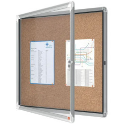 Vitrine murale d'extérieur avec porte battante - Nobo premium