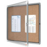 Vitrine murale d'extérieur avec porte battante - Nobo premium