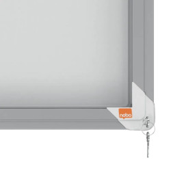 Vitrine murale d'intérieur avec porte coulissante - Nobo premium