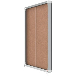 Vitrine murale d'intérieur avec porte coulissante - Nobo premium