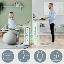 Bureau assis-debout électrique
