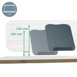 Organisateur de bureau avec support pour ordinateur portable