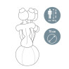 Ballon d'assise ergonomique et anti-basculement Leitz