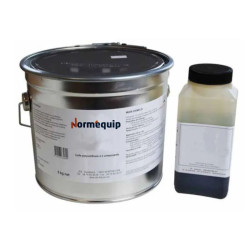Kit de colle avec polyuréthane et durcisseur