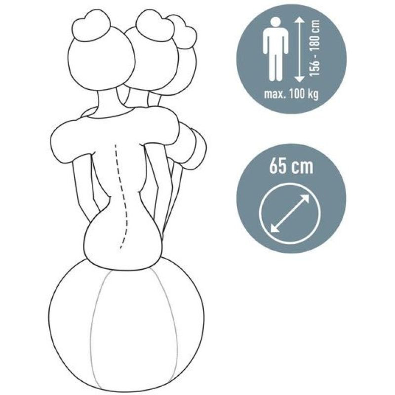 Ballon d'assise ergonomique et élégant Leitz