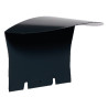 Protection de pluie pour poubelle murale demi-lune