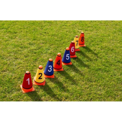 Set de cols de cônes numérotés