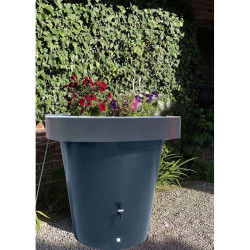 Jardinière en PEHD récupératrice d'eau de pluie,