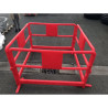 Lot de 10 barrières lestées de chantier