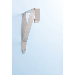 Mottez B244Q - Equerre de fixation murale nickelée