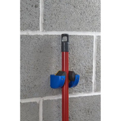 Lot de 10 supports muraux  1 manche D.10 à 40 mm