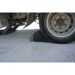 Cale pour roue de camion en caoutchouc Wheelstop