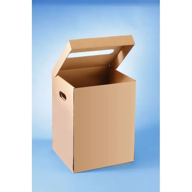 Mottez B961V-20Corbeille à papier 36 litres en carton neutre ou motif