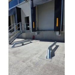 Paire de guides roues pour camion en acier