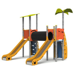 Structure de jeux La Double Tour Tropicale
