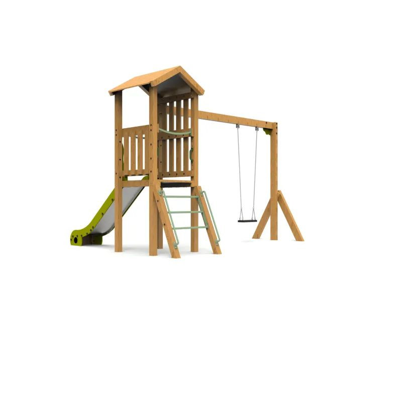 Aire de jeux bois Ruiloba
