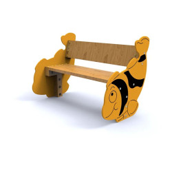 Banc enfants inclusif Tropi motif Poisson