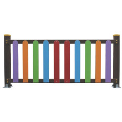 Clôture & portillon pour Structure de jeux en éco-composite - Arcacho