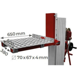 Plateforme aluminium pour ME-R - Stockman