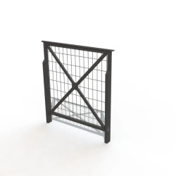 Barrière de rue Mérignac grillagée