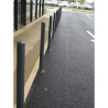 Borne anti stationnement Carcans en acier