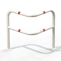 Arceau de protection d'angle renforcé blanc et rouge
