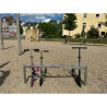 Arceau d'appui 5 trottinettes verrouillable par cadenas Schake