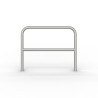 Arceau inox avec barre transversale Schake - Protection ou appui vélo