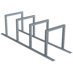 Support avec arceaux 2, 3 ou 4 vélos