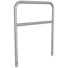Arceau inox avec barre transversale Schake - Protection ou appui vélo