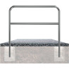 Arceau inox avec barre transversale Schake - Protection ou appui vélo