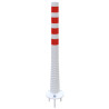 Poteau flexible Schake de délimitation D.80 mm rouge et blanc