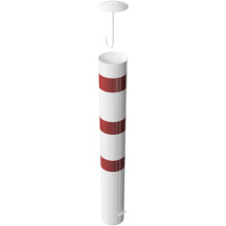 Borne de dissuasion Schake D.152mm, D.193 mm rouge et blanc